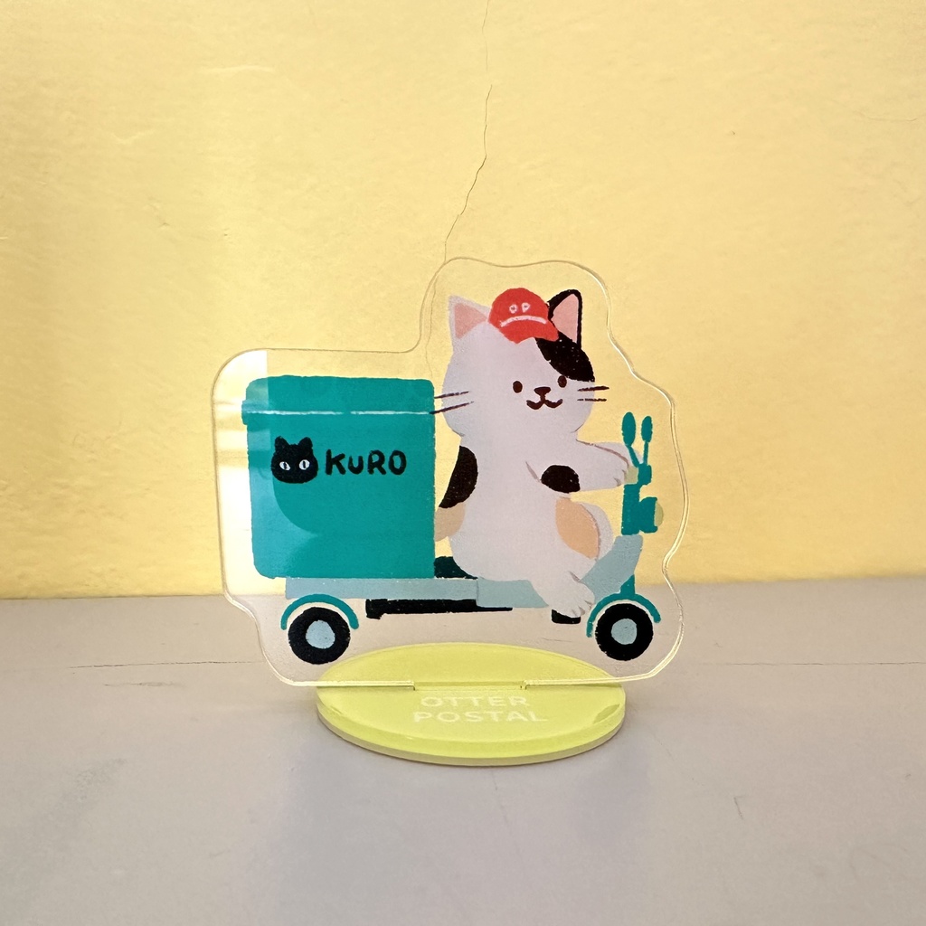 ニャンコさんーカワウソ郵便アクリルスタンド