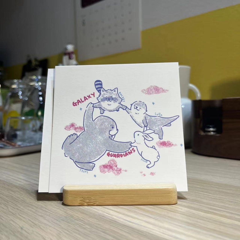 永遠の友達ガーディアンズ・オブ・ギャラクシーイラストポストカード