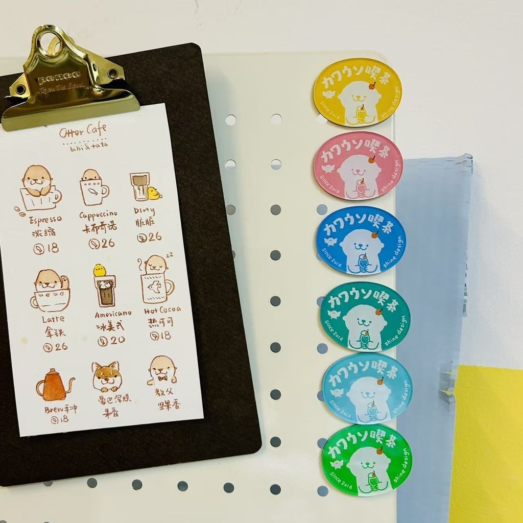 カワウソ喫茶 アクリルマグネット