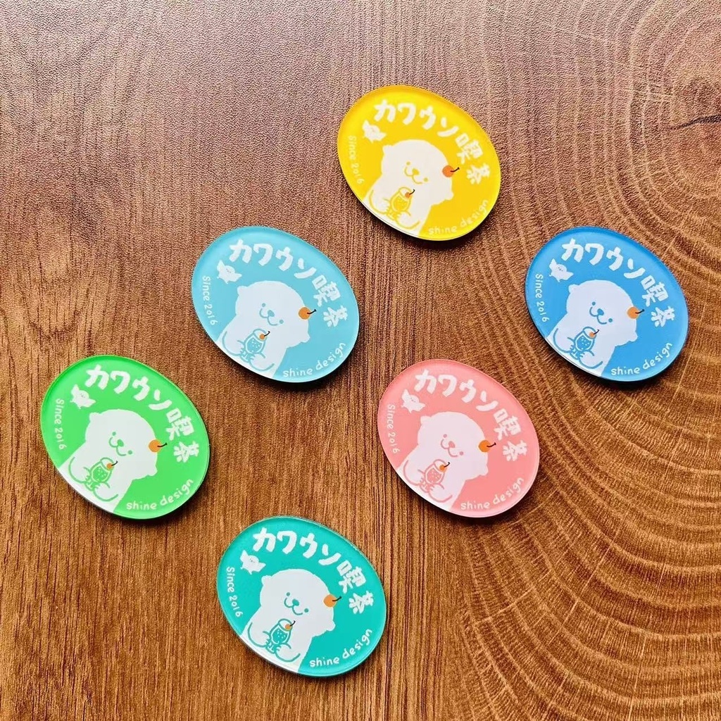 カワウソ喫茶 アクリルマグネット