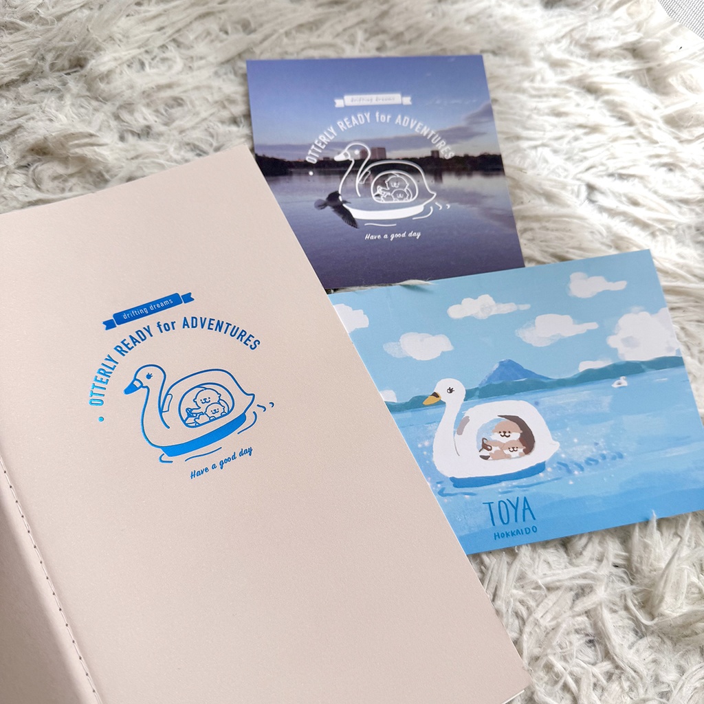 カワウソと白鳥号フリーノート旅行手帳