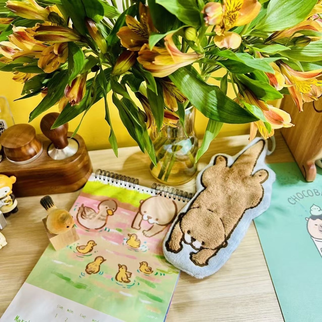 Ottertataカワウソ手拭きタオル