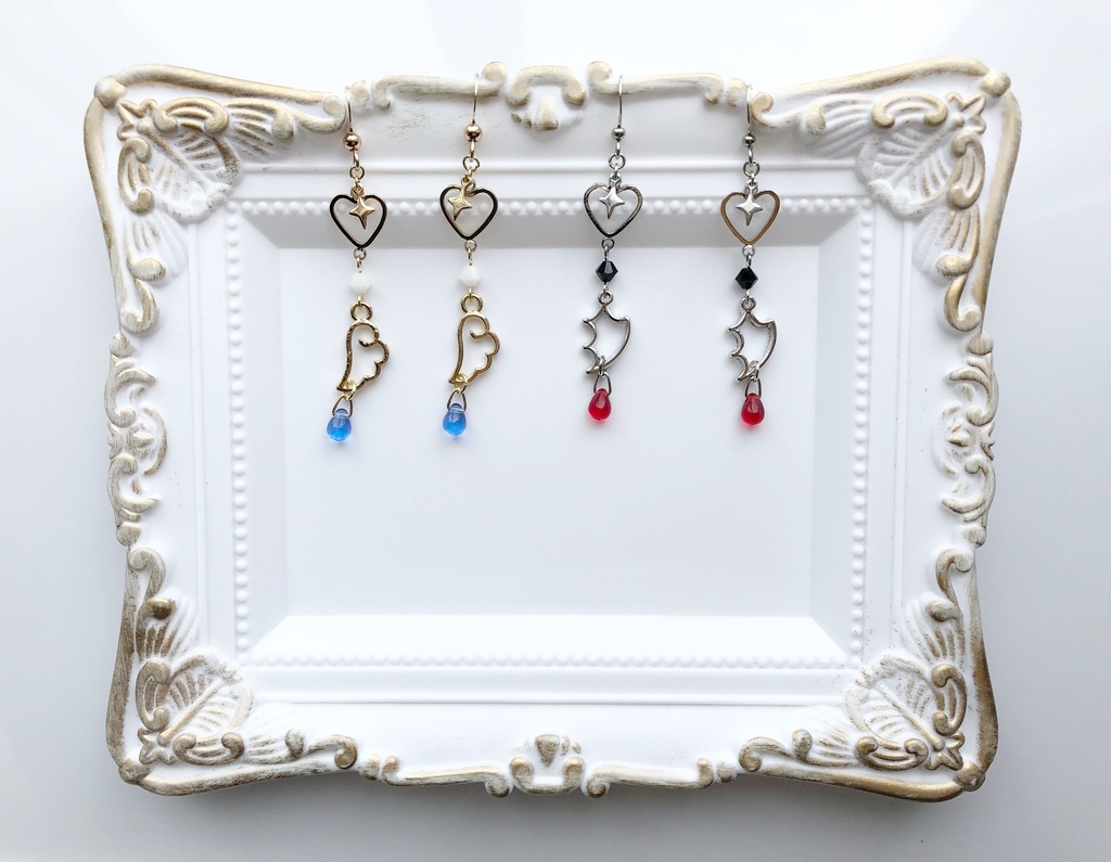 【🌈🕒】クロノワ🖤イメージピアス(イヤリング)