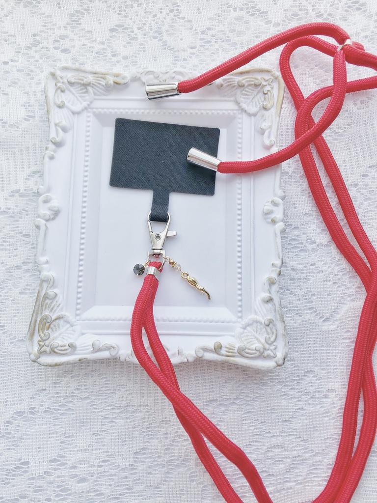 【🌈🕒】ふわぐさイメージスマホストラップ