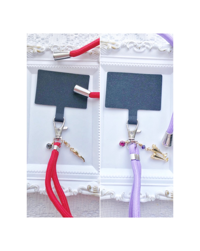 【🌈🕒】ふわぐさイメージスマホストラップ