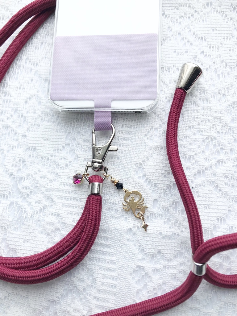 【🌈🕒】💯🦂さんイメージスマホストラップ