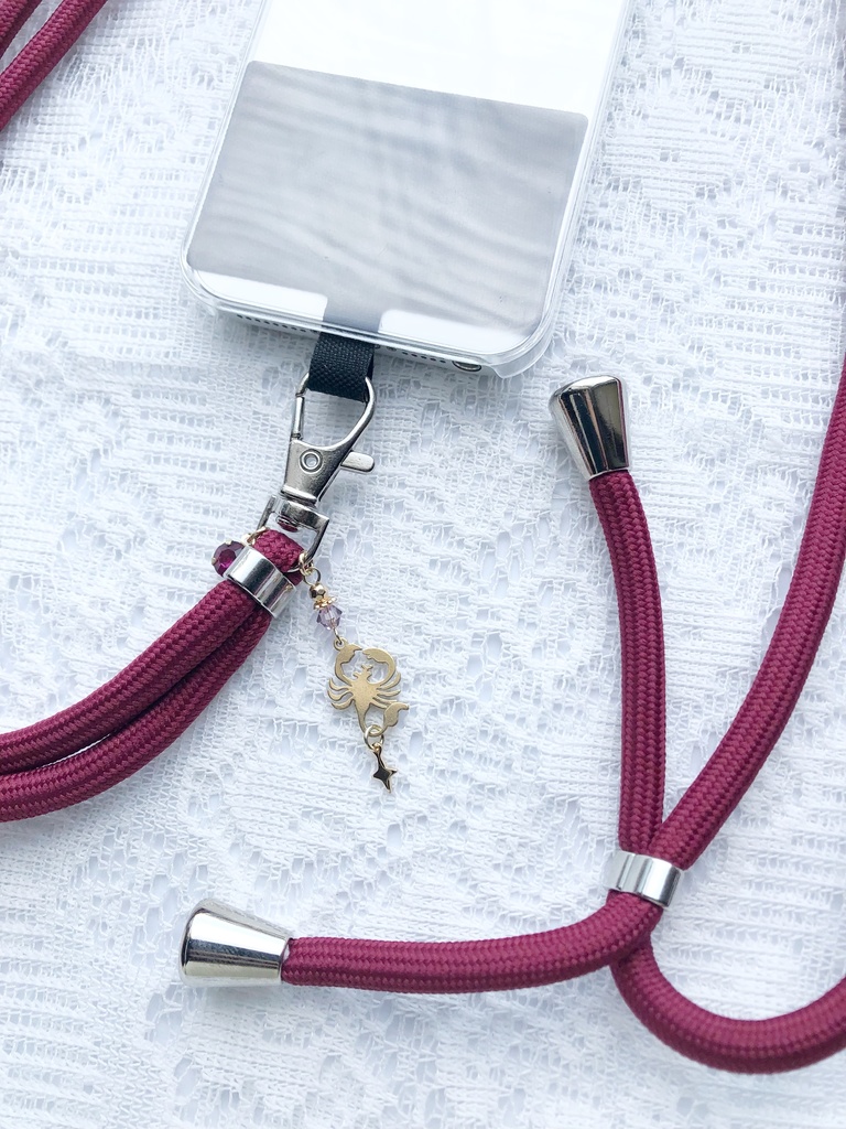 【🌈🕒】💯🦂さんイメージスマホストラップ