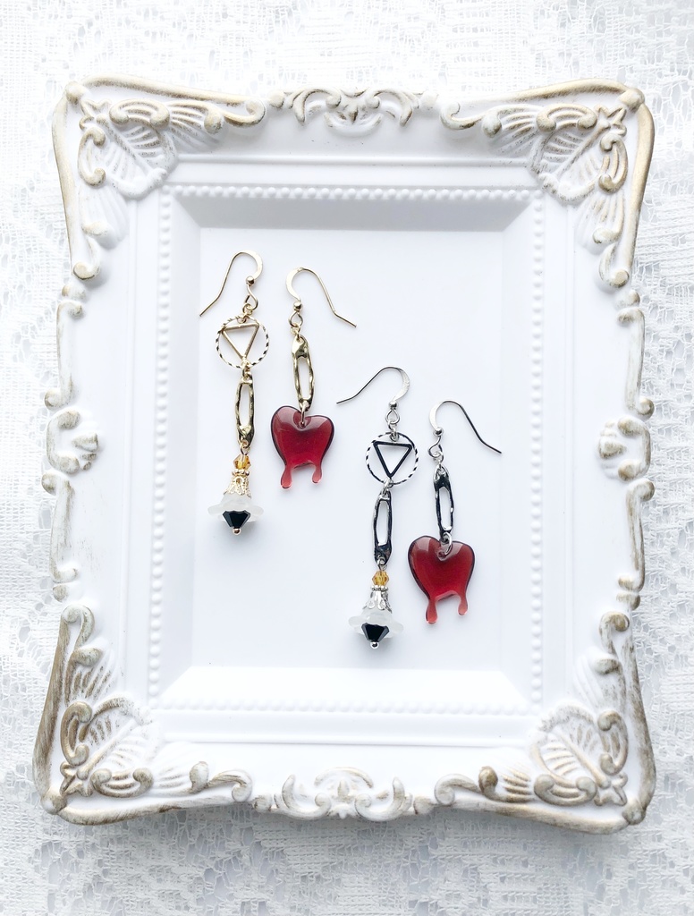 【🌈🕒】🧷さんイメージピアス(イヤリング)