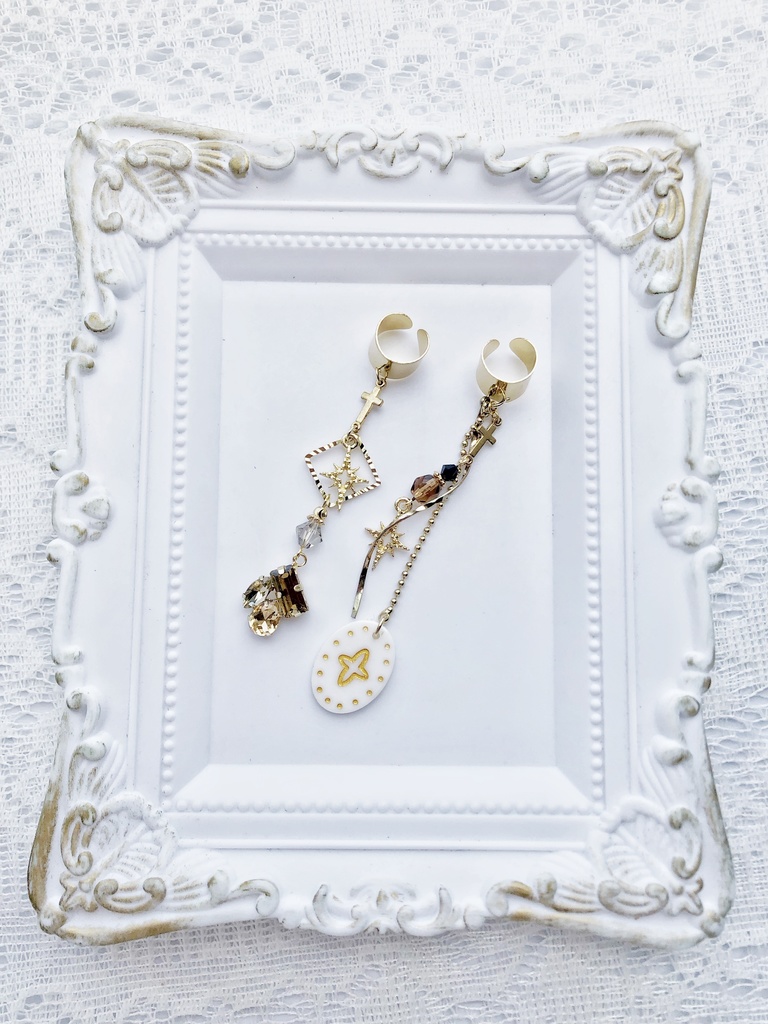 【🌈🕒】🏢さんイメージイヤーカフス