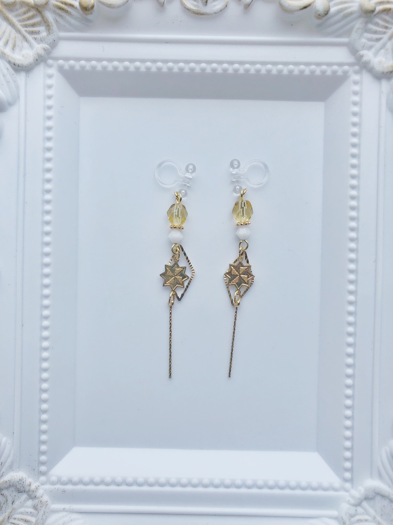 【🌈🕒】🍝🍷さんイメージイヤリング(ピアス)