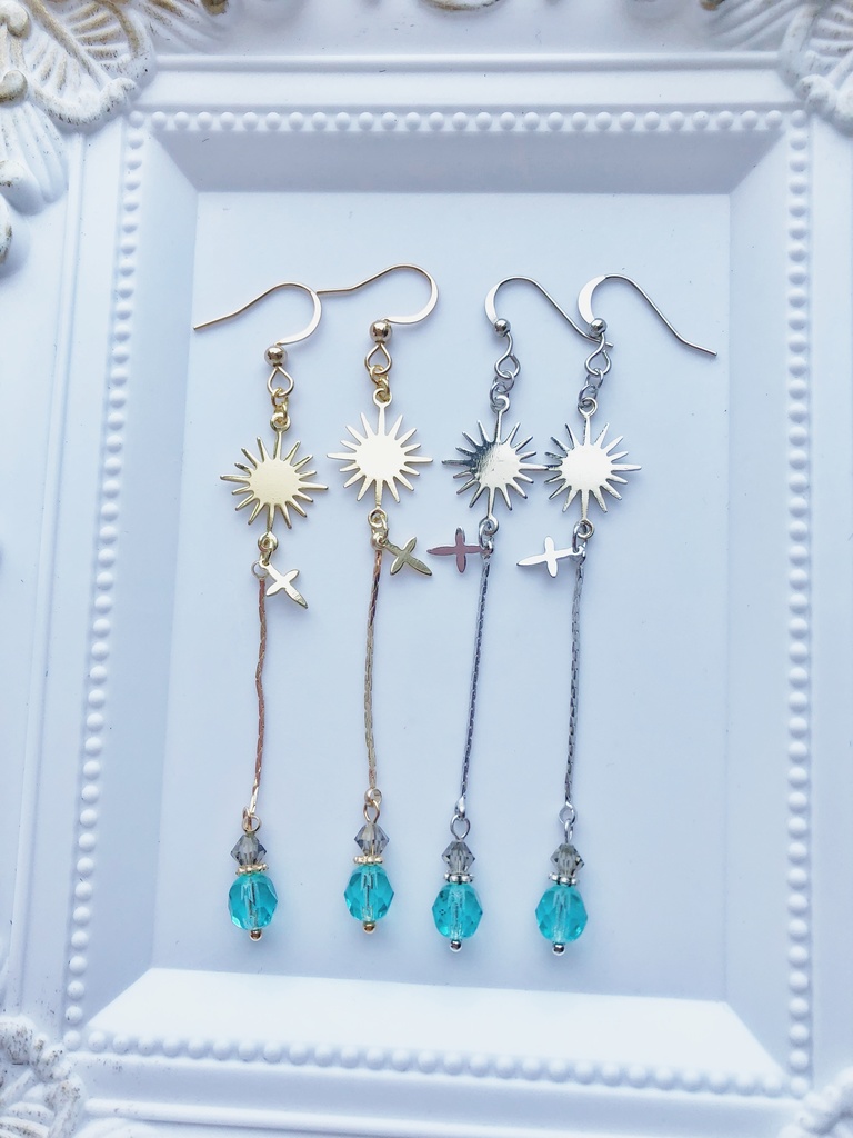 【🌈🕒】🌞さんイメージピアス(イヤリング)