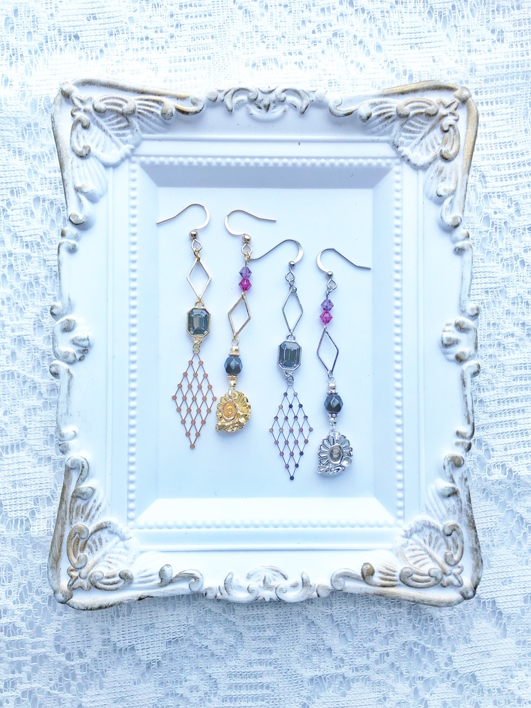 【🌈🕒】♦️☕️さんイメージピアス(イヤリング)