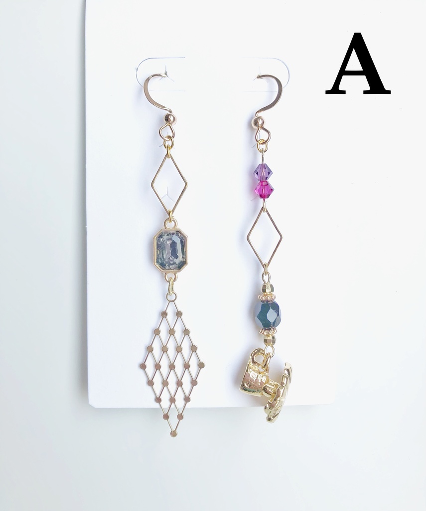 【🌈🕒】♦️☕️さんイメージピアス(イヤリング)