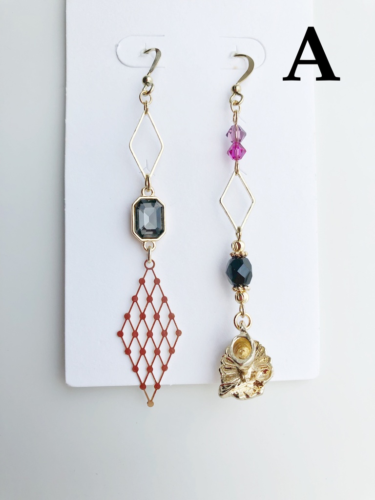 【🌈🕒】♦️☕️さんイメージピアス(イヤリング)