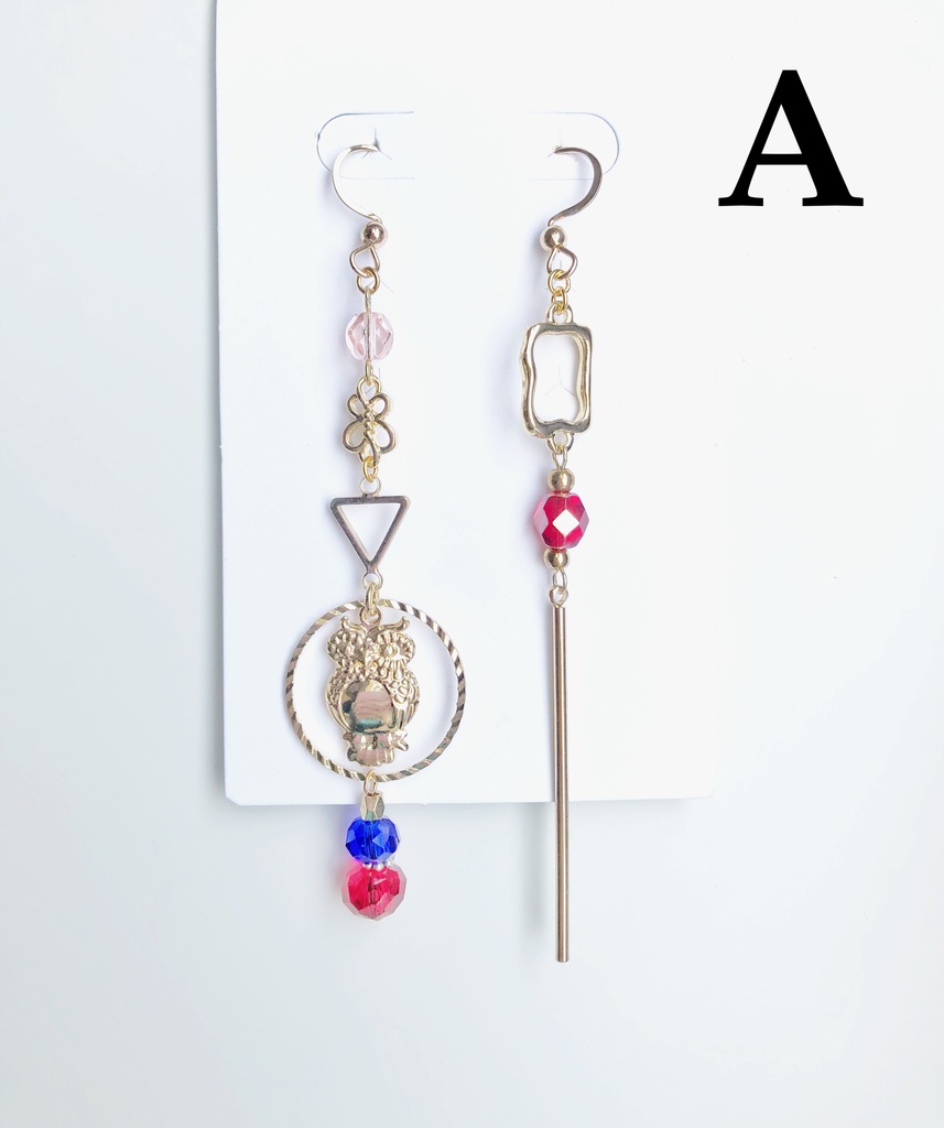 【🌈🕒】🦉🎻さんイメージピアス(イヤリング)