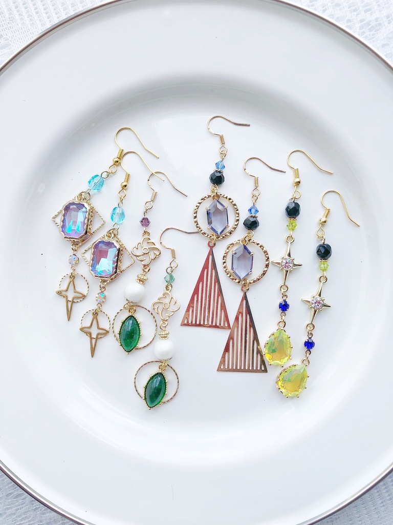 【🌈🕒】でぃてぃかイメージピアス(イヤリング)