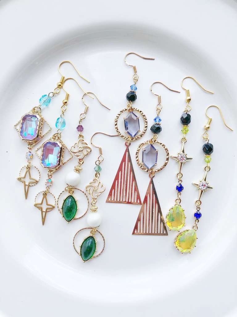 【🌈🕒】でぃてぃかイメージピアス(イヤリング)