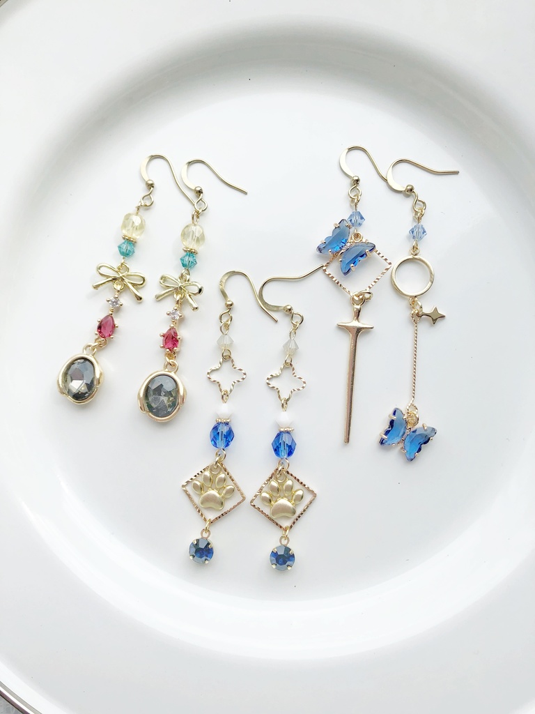 【🌈🕒】みたらしだんイメージピアス(イヤリング)