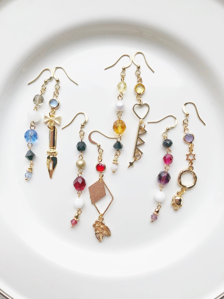 【🌈🕒】るくしむイメージピアス(イヤリング)