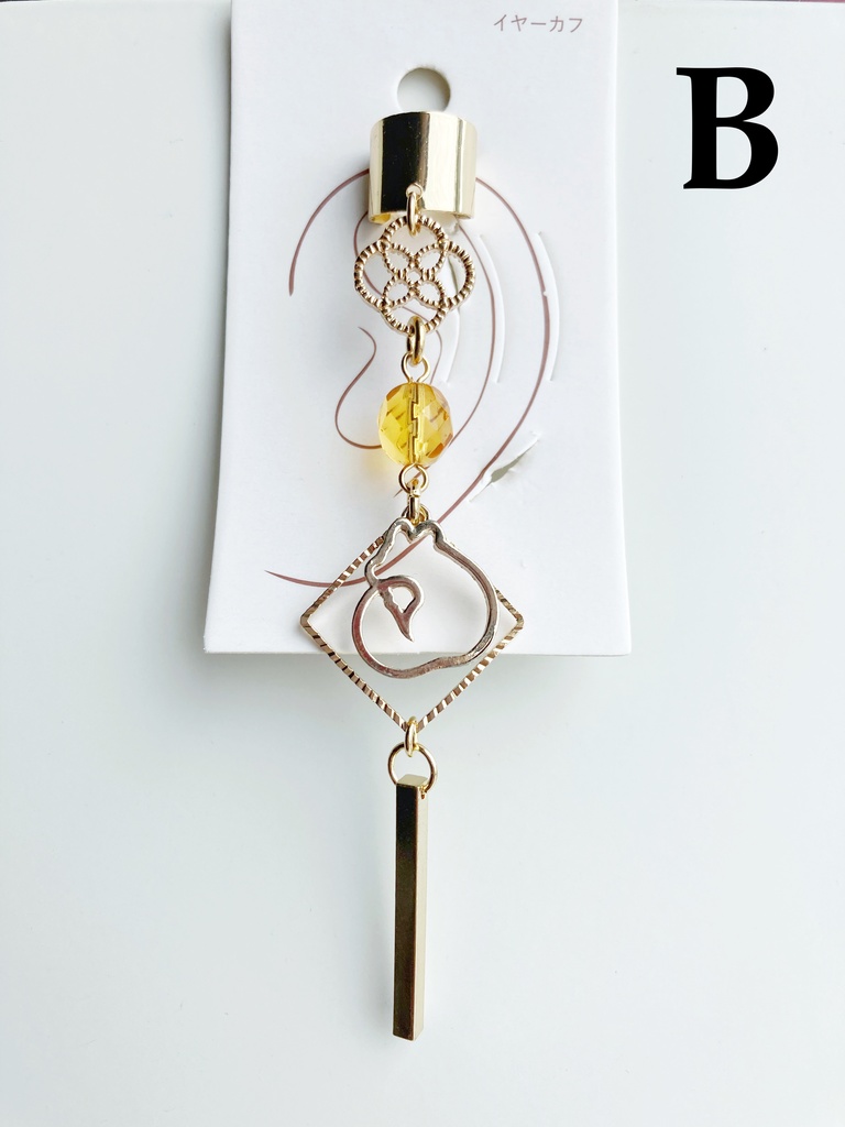 【🌈🕒】🦊✌️さんイメージネックレス・イヤーカフス