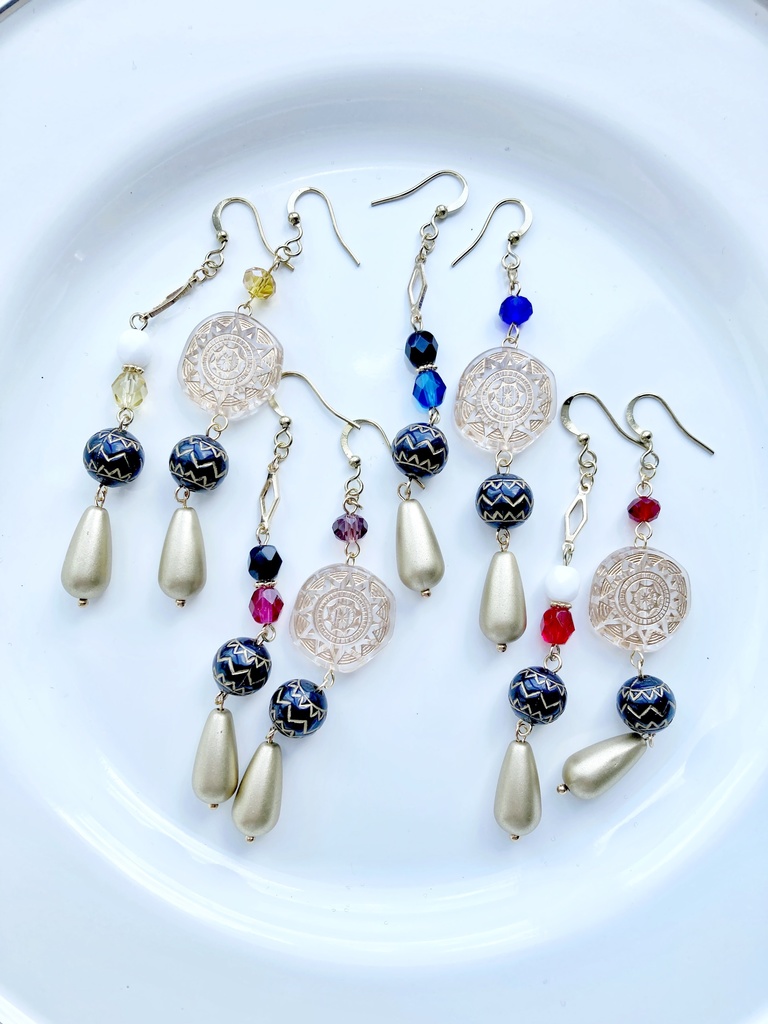 【🌈🕒】ゔぉるたイメージピアス(イヤリング)