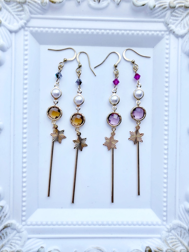 【🌈🕒】🏢さん・🥂✨さんイメージピアス(イヤリング)