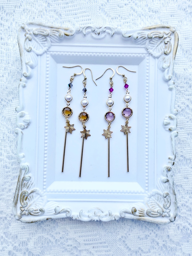 【🌈🕒】🏢さん・🥂✨さんイメージピアス(イヤリング)