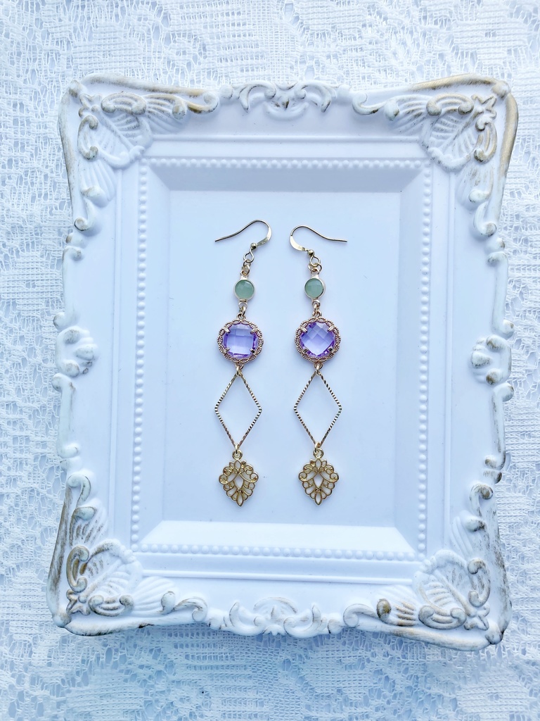 【🌈🕒】🫖🌿さんイメージピアス(イヤリング)