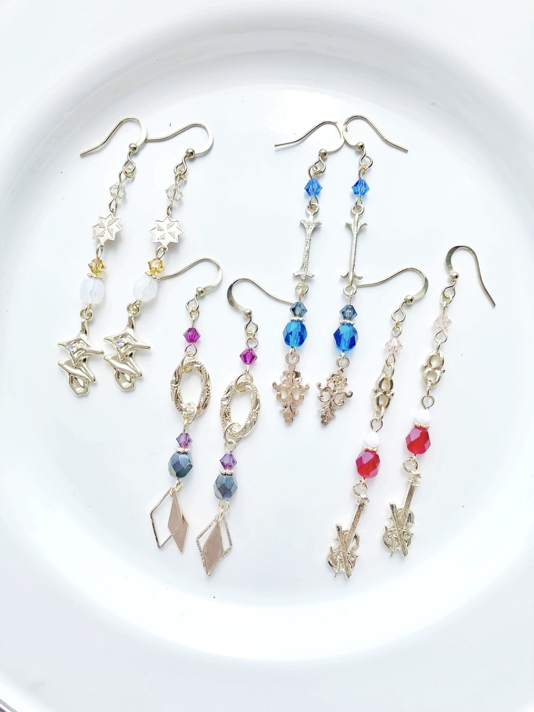 【🌈🕒】ゔぉるたイメージピアス(イヤリング)