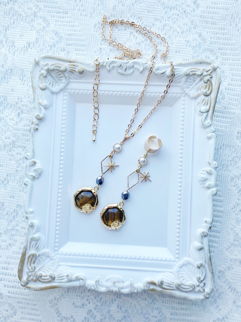 【🌈🕒】🏢さんイメージネックレス・イヤーカフス