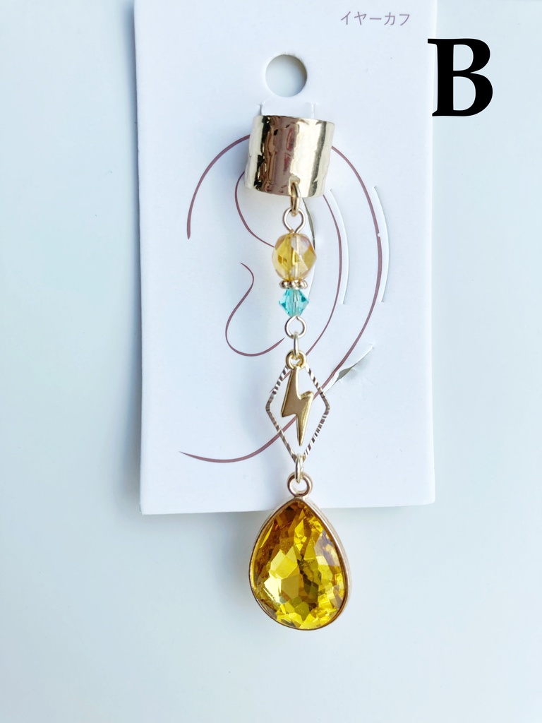 【🌈🕒】🌩🦒さんイメージネックレス・イヤーカフス