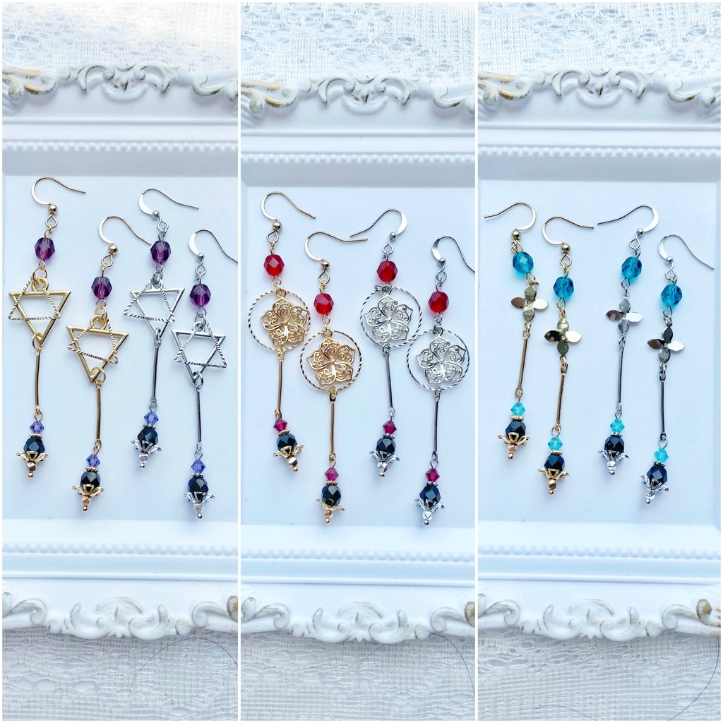 【🌈🕒】🔺イメージピアス(イヤリング)