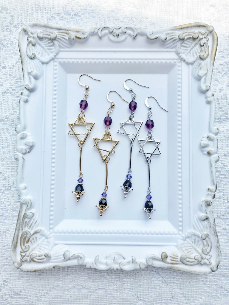 【🌈🕒】🔺イメージピアス(イヤリング)