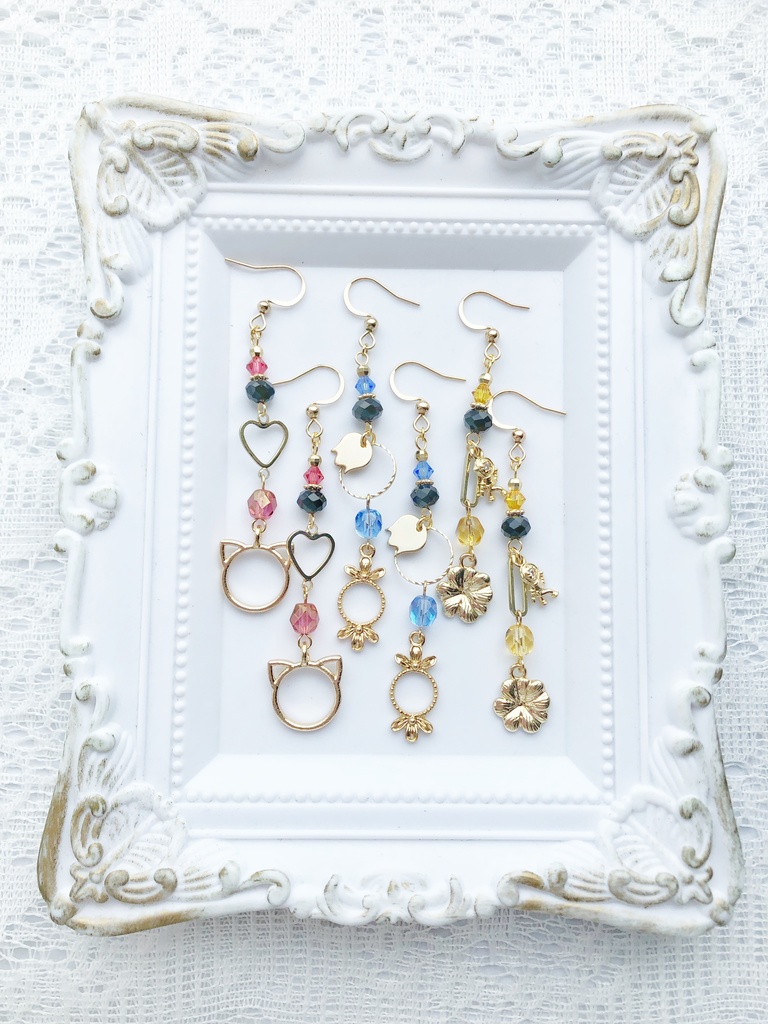 【🌈🕒】らなきゅらイメージピアス(イヤリング)