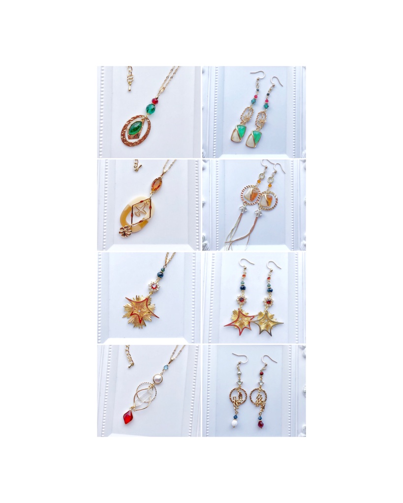 【MHA】おせおん組イメージネックレス・ピアス(イヤリング)