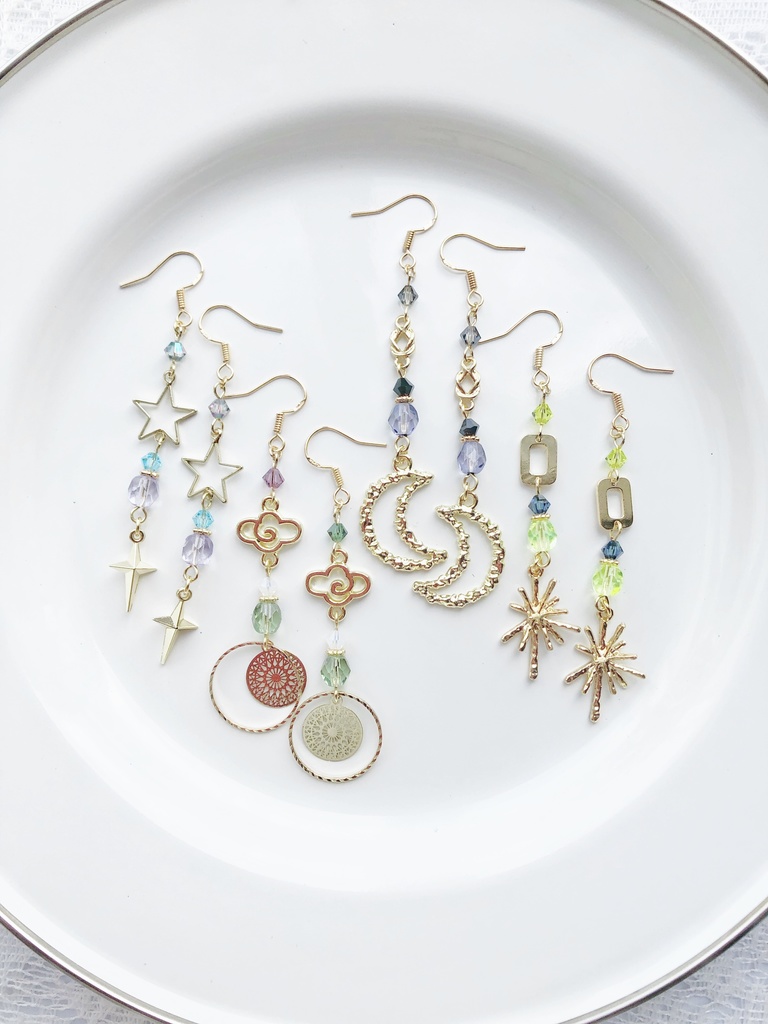 【🌈🕒】でぃてぃかイメージピアス(イヤリング)