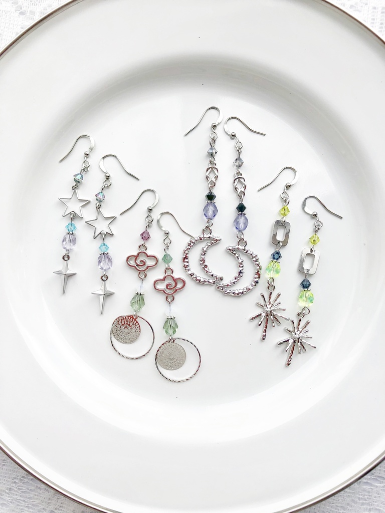 【🌈🕒】でぃてぃかイメージピアス(イヤリング)