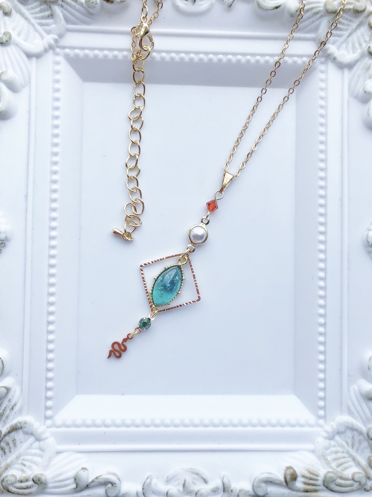 【🌈🕒】🔑🐍さんイメージネックレス