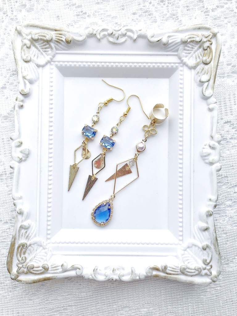 【🌈🕒】💧さんイメージピアス(イヤリング)・イヤーカフス