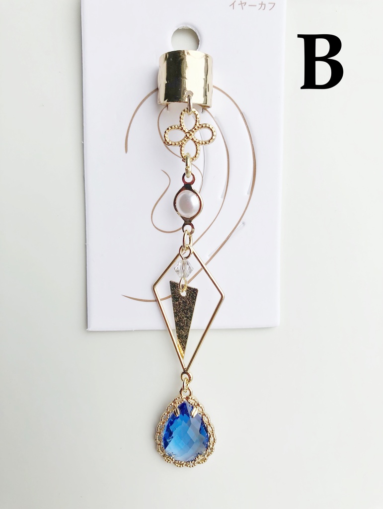 【🌈🕒】💧さんイメージピアス(イヤリング)・イヤーカフス