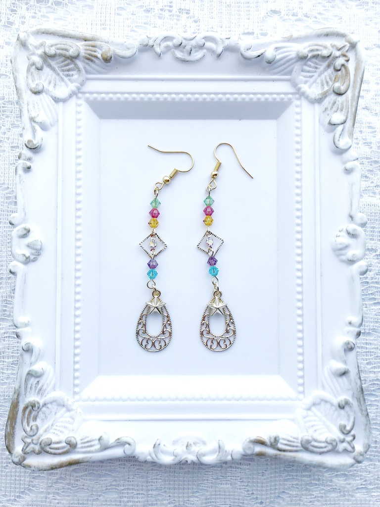 【🌈🕒】すぺしゃーれイメージピアス(イヤリング)