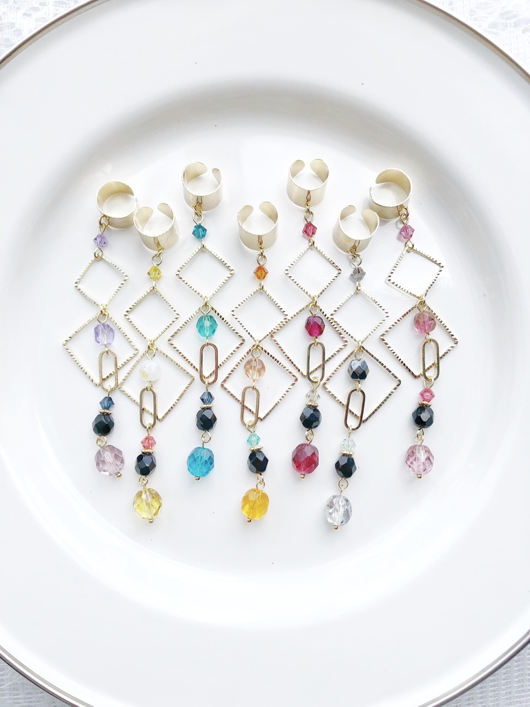 【🌈🕒】いでぃおすイメージイヤーカフス