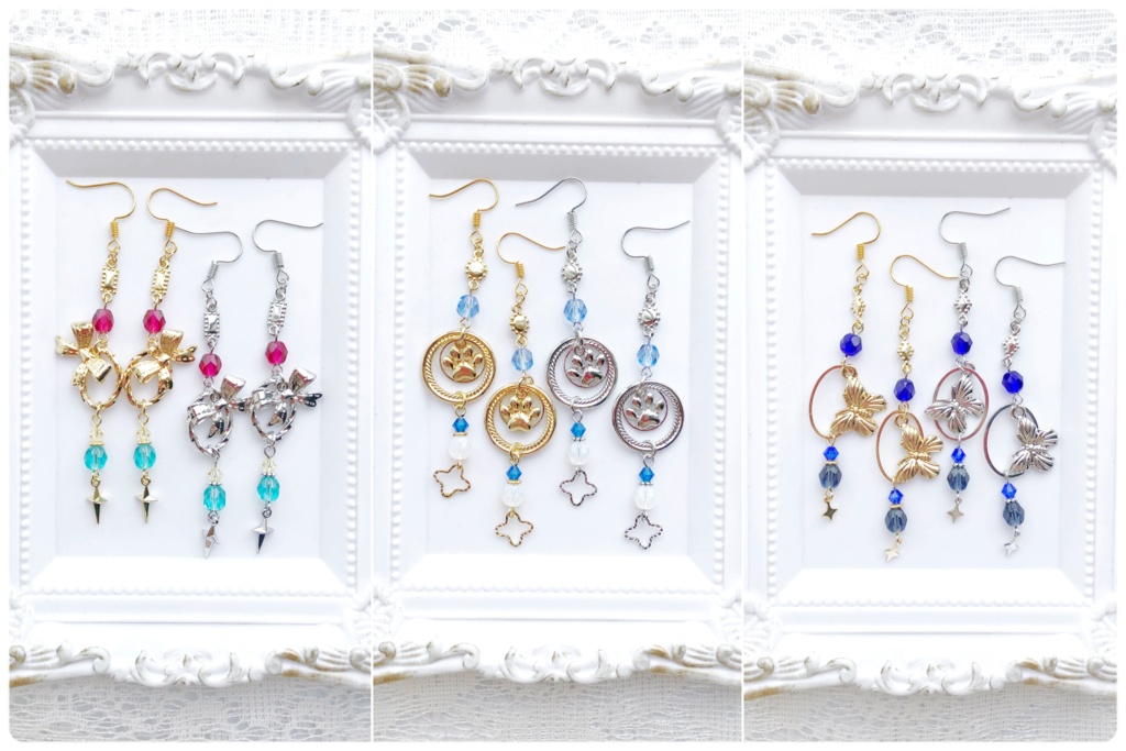 【🌈🕒】みたらしだんイメージピアス(イヤリング)