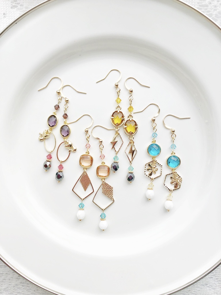 【🌈🕒】おりえんすイメージピアス(イヤリング)