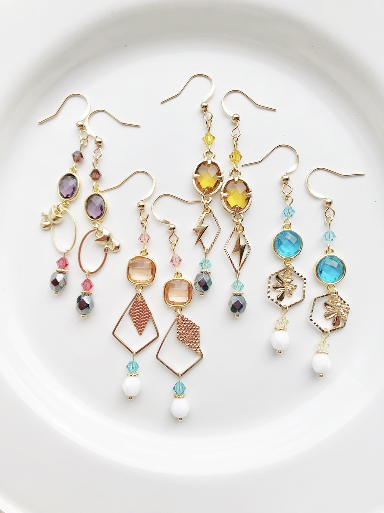 【🌈🕒】おりえんすイメージピアス(イヤリング)