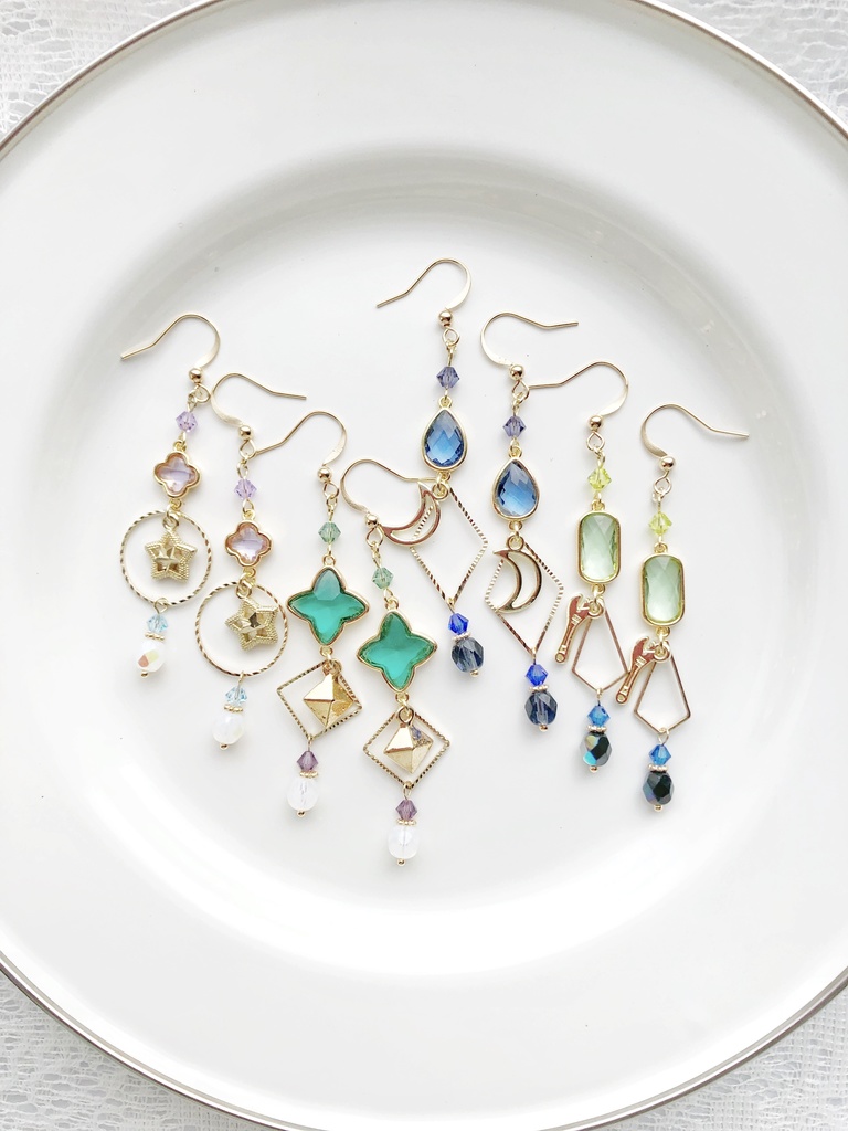 【🌈🕒】でぃてぃかイメージピアス(イヤリング)