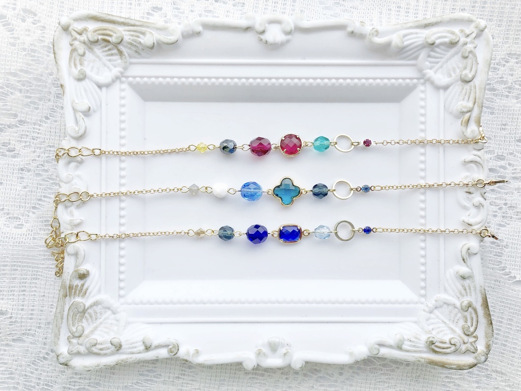 【🌈🕒】みたらしだんイメージブレスレット