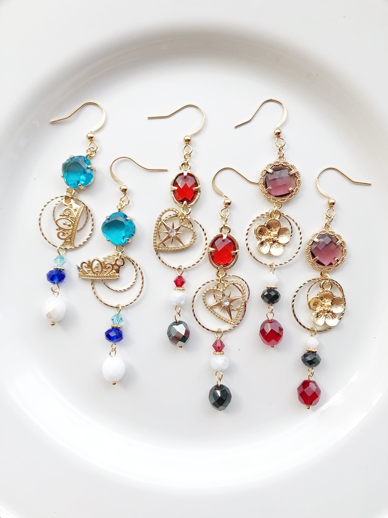 【🌈🕒】さんばかイメージピアス(イヤリング)