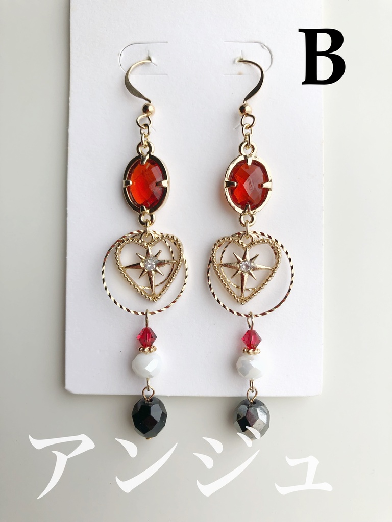 【🌈🕒】さんばかイメージピアス(イヤリング)