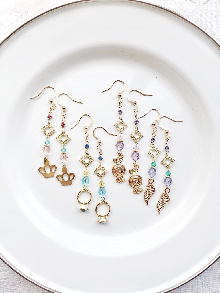 【🌈🕒】すぷれあイメージピアス(イヤリング)